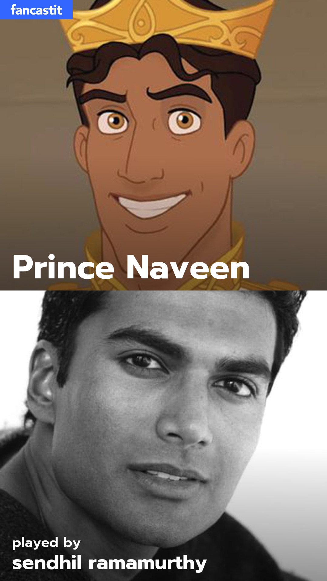 Prince Naveen in The Princess and the Frog Live Action Movie FanCastIt